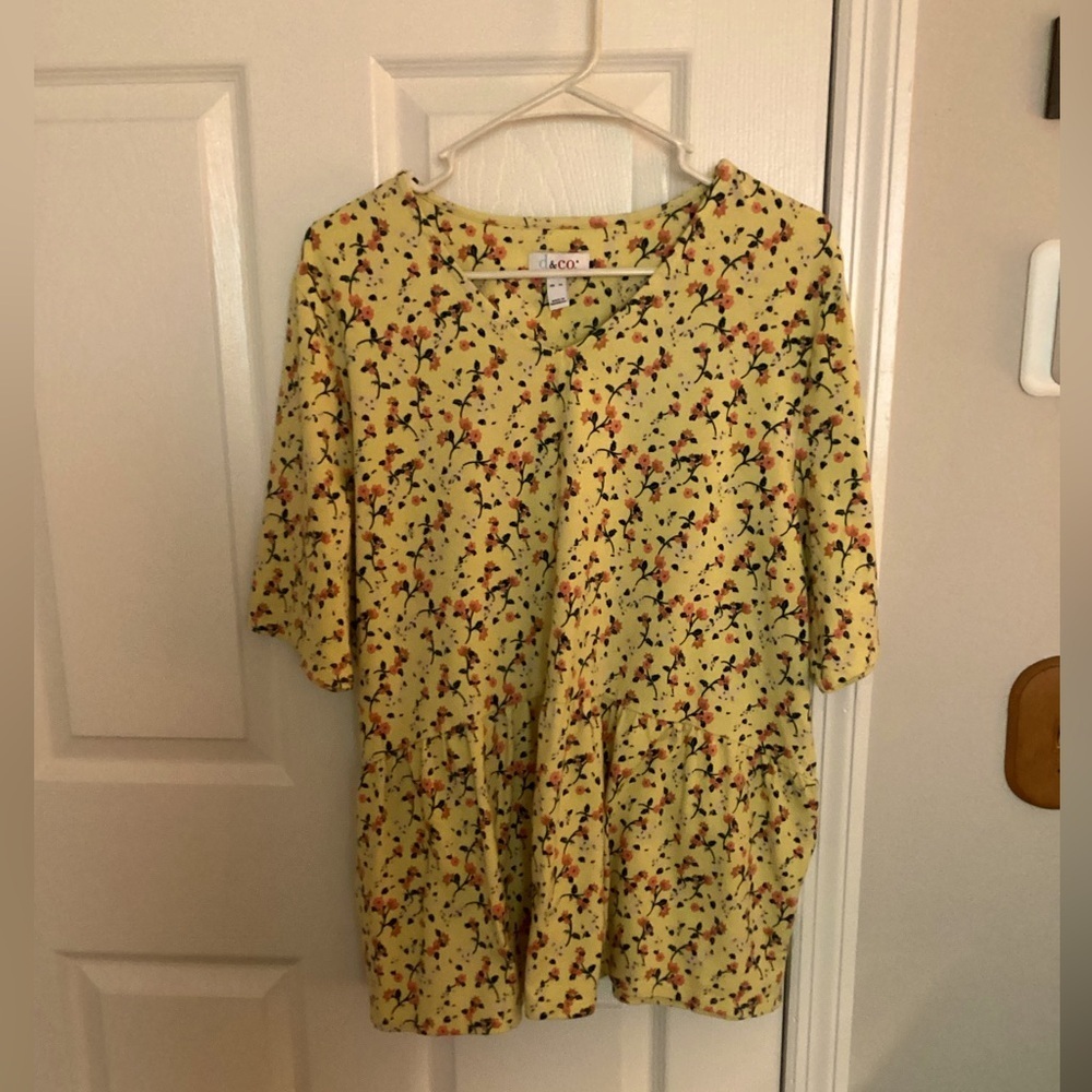 Demin & Co. Vintage Yellow Top
